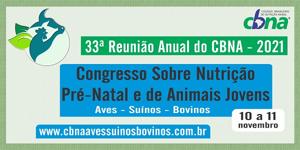 CBNA: Dentro de 15 dias nutricionistas debatem nutrição pré-natal e de animais jovens